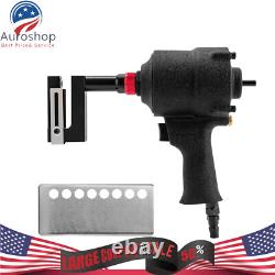 Pneumatic Air Panel Straight Sheet Metal Hole Punch Tool 8mm Hole Puncher+Handle