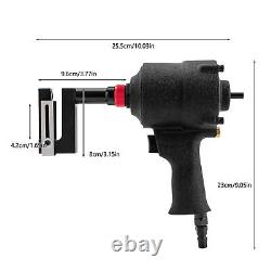 Pneumatic Air Panel Straight Sheet Metal Hole Punch Tool 8mm Hole Puncher+Handle