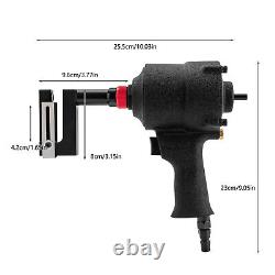 Pneumatic Air Panel Straight Sheet Metal Hole Punch Tool 8mm Hole Puncher+Handle