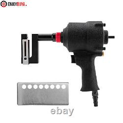 Pneumatic Air Panel Straight Sheet Metal Hole Punch Tool 8mm Hole Puncher+Handle