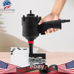 Pneumatic Air Panel Straight Sheet Metal Hole Punch Tool 8mm Hole Puncher+Handle
