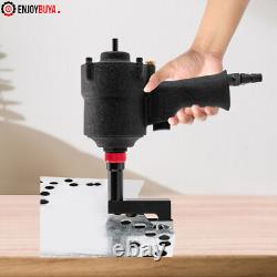 Pneumatic Air Panel Straight Sheet Metal Hole Punch Tool 8mm Hole Puncher+Handle