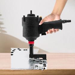 Pneumatic Air Panel Straight Sheet Metal Hole Punch Tool 8mm Hole Puncher+Handle