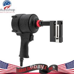 Pneumatic Air Panel Straight Sheet Metal Hole Punch Tool 8mm Hole Puncher+Handle
