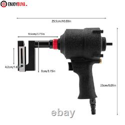 Pneumatic Air Panel Straight Sheet Metal Hole Punch Tool 8mm Hole Puncher+Handle