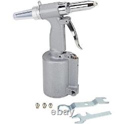 Pneumatic Air Rivet Gun Tool & 1/2 Inch Fast Pipe Kit