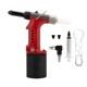 Pneumatic Core-Pulling Rivet Tool Kit with Three Specifications of Nozzle 1/