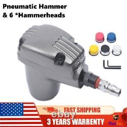 Pneumatic Hammer Hand-held Air Flat Hammer 6 Heads Tool Set 1000 Times/Minute