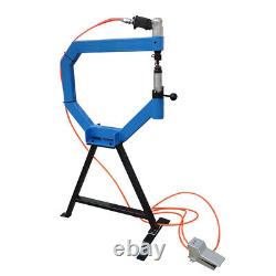 Pneumatic Planishing Hammer 4 Hammer Opening Throat Polisher with Cast-Iron Stand