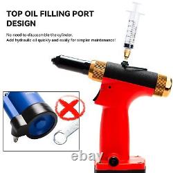 Pneumatic Pop Rivet Gun Kit, Air Riveter Tool Set for 3/32, 1/8, 5/32, 3/16 I