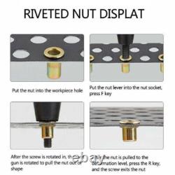 Pneumatic Rivet Nut Gun M5, M6 Heads Air Nut Insert Machine