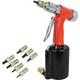 Pneumatic Rivet Nut Setting Kit 5855 ATD 5855 663126058555