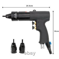 Pneumatic Riveting Nut Gun Industrial Quick Air Riveter Gun Tool M5, M6