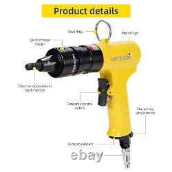 Pneumatic Thread Insert Tool with M6 & M8 & M10 Self-Locking Head Gun, Quick-C