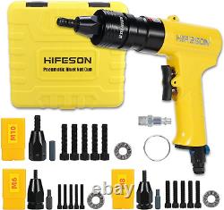 Pneumatic Thread Insert Tool with M6 & M8 & M10 Self-Locking Head Gun, Quick-C