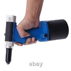 Portable Pneumatic Air Hydraulic Pop Rivet Nut Gun Riveter Riveting Tool Kits