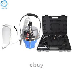 Portable Pneumatic Air Pressure Kit Brake & Clutch Bleeder Valve System Tool