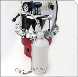 Portable Pneumatic Air Pressure Kit Brake and Clutch Bleeder Valve System Tool