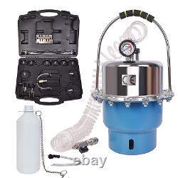 Portable Pneumatic Air Pressure Kit Brake and Clutch Bleeder Valve System Tool