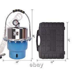 Portable Pneumatic Air Pressure Kit Brake and Clutch Bleeder Valve System Tool