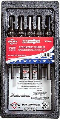 Premium Shock-Resistant 5-Piece Pneumatic Punch Set with Corrosion Defense