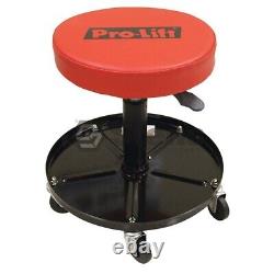 Pro-Lift Pneumatic Chair Pro-Lift Stool with Tool Tray 300lbs Capacity, 5 Casters