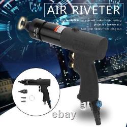 Rivet Gun, M6/M8 Pneumatic Riveter Nut Gun Riveting Tool Nut Chuck Kit Indust