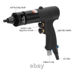 Rivet Gun, M6/M8 Pneumatic Riveter Nut Gun Riveting Tool Nut Chuck Kit Indust
