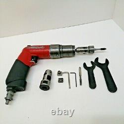 Sioux Reversible Pistol Grip Air 3/8 Drill 400 RPM Pneumatic Tool tapping