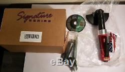 Sioux Snap On 4-1/2 Pneumatic Angle Grinder Aluminum Body SWG10AX1245 12000 RPM