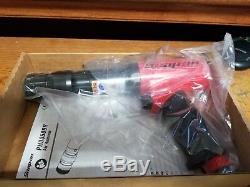 Snap On PH3050BR Pneumatic Long Barrel Super Duty Air Hammer Red with Chisel set