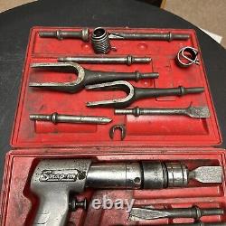 Snap On PH 50 D Air Hammer 11 Chisels Pneumatic Tools Lot
