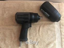 Snap On PT850GMG 1/2 Drive Pneumatic Impact Wrench Air Tool with Rubber Boot