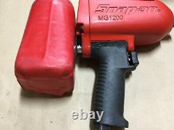 Snap On Tools 3/4 Drive Heavy Duty Pneumatic Air Impact Wrench Mg1200 With Boot