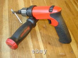 Snap-on Pdr3000 Pneumatic Reversible Air Drill 3/8 Jacobs Chuck USA Made Tool