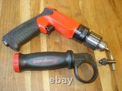 Snap-on Pdr3000 Pneumatic Reversible Air Drill 3/8 Jacobs Chuck USA Made Tool