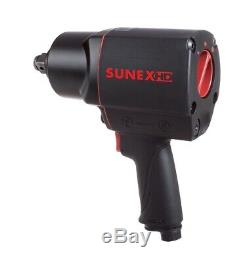 Sunex HD 3/4 Quiet Air Impact Wrench Composite Gun Pneumatic Tools Drive SX4355