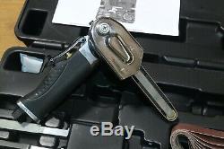 Suntech Pneumatic 1/4 1/2 x 12 Air Mini Hand Belt Sander File Tool Kit 4 Arms