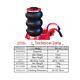 Three Tons Air Bag Pneumatic Jack Thickening Horizontal Jack Auto Repair Tool