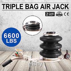 Triple Bag Air Jack Pneumatic Jack 6600LBS Lift Jack Adjustable Jacking Tool