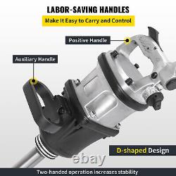 VEVOR 2800 ft. Lbs Air Impact Wrench 1 Drive Pneumatic Wrench 8 Extended Anvil