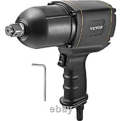 VEVOR 3/4 Air Impact Wrench 1350ft/lb Twin Hammer Pneumatic 6-Torque Position