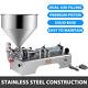VEVOR Horizontal Pneumatic Liquid Filling Machine 10-300ML, Paste Liquid Filling