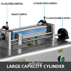 VEVOR Horizontal Pneumatic Liquid Filling Machine 10-300ML, Paste Liquid Filling