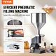 VEVOR Pneumatic Paste Liquid Filling Machine, 5-50ml Bottle Filler, Bottle Filli