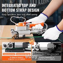 VEVOR Pneumatic Strapping Tool Hand Held Strapping Machine for 1/2-3/4 PET