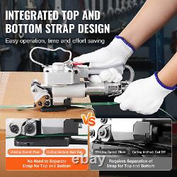 VEVOR Pneumatic Strapping Tool Hand Held Strapping Machine for 3/4-1 PET Band