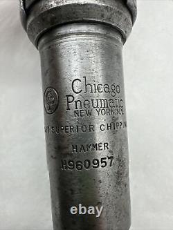 Vintage Chicago Pneumatic Chipping Hammer H960957 Tested READ