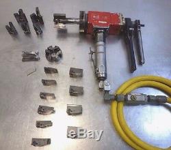 WACHS MB BEVELER Tube Prep Tool With Case & Spare Parts Air Pneumatic
