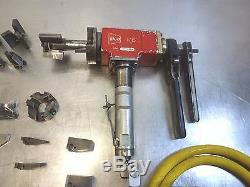 WACHS MB BEVELER Tube Prep Tool With Case & Spare Parts Air Pneumatic